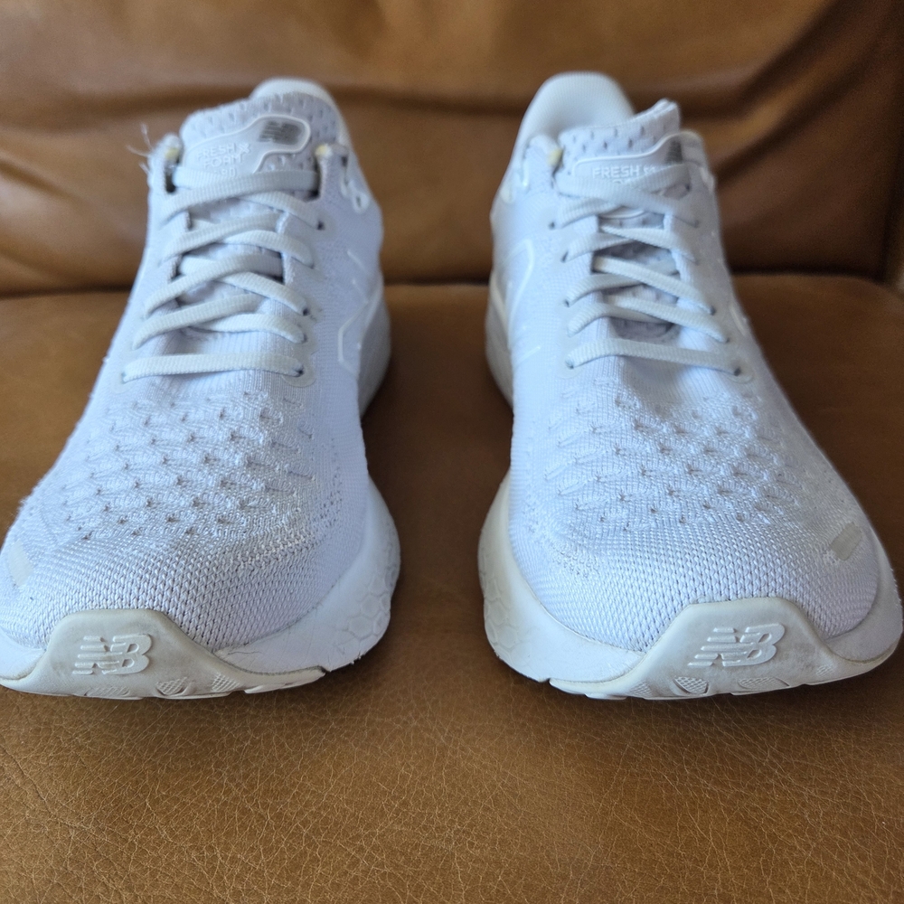 New Balance Women's Fresh Foam X 1080 v12 Running Shoes - Light Gray - Picture 5 of 10